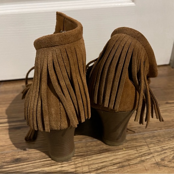 💜3 for $30 💜Size10 Minnetonka leather wedges - Picture 4 of 6